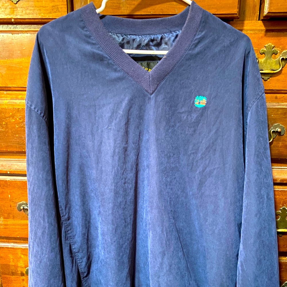 Oversized V-neck soft sweatshirt